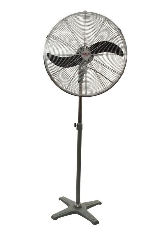 PEDESTAL FAN 600MM 240V 3SPD / Industrial Heating Cooling Ventilation Distribution Fans Warehouse Australia / Fanmaster