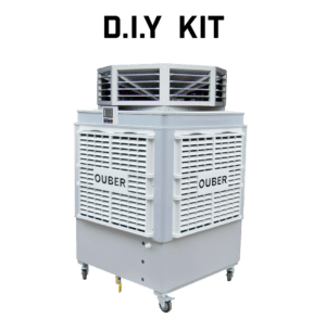 Portable Evaporative Air Cooler Multi Directional DIY Kit / Industrial Heating Cooling Ventilation Distribution Fans Warehouse Australia / Fanmaster