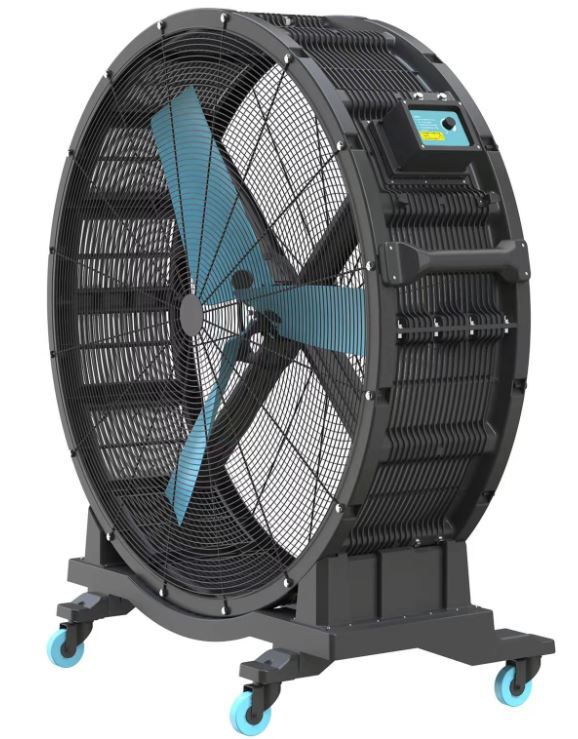Industrial Floor Fan / Industrial Heating Cooling Ventilation Distribution Fans Warehouse Australia / Fanmaster