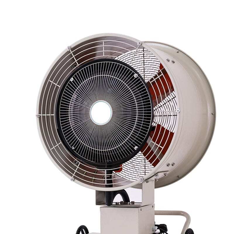 HEAVY DUTY INDUSTRIAL MOBILE MISTING FAN 600MM