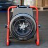 Electric Space Heater / Industrial Heating Cooling Ventilation Distribution Fans Warehouse Australia / Fanmaster