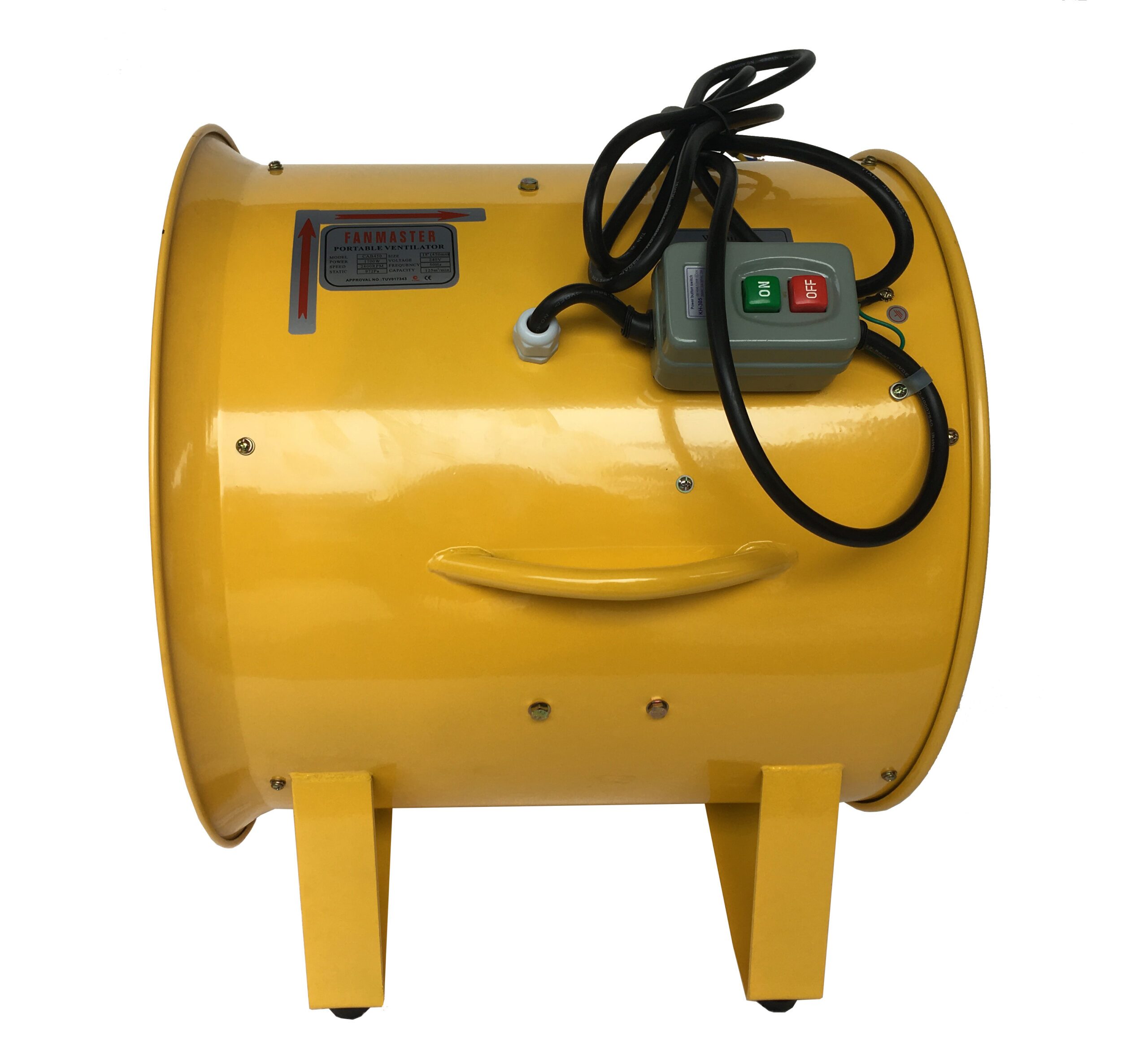 Compact Air Blaster / Industrial Heating Cooling Ventilation Distribution Fans Warehouse Australia / Fanmaster