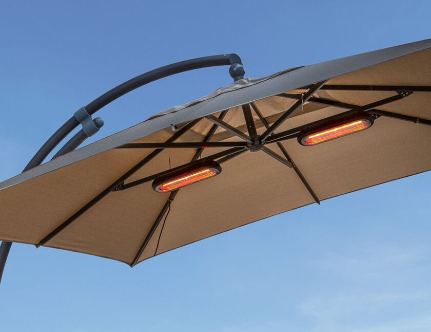 Halogen Infrared Radiant Heater / Industrial Heating Cooling Ventilation Distribution Fans Warehouse Australia / Fanmaster